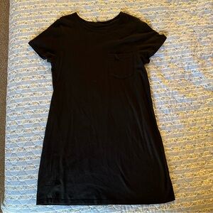 Time and Tru Black Mini t shirt Dress